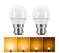 Linkind Dimmable Bayonet Light Bulbs, B22 LED Bulbs Warm White 2700k, 4.2W (40w Equivalent), 470LM, P45(G45) Energy Saving Light Bulbs Bayonette, Pack of 2