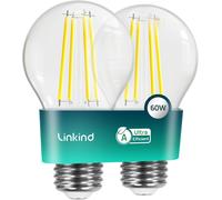 Linkind E27 LED Bulb, Energy Class A 3.8W=60W Equivalent, 2700K Warm White 806l