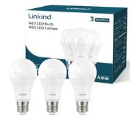 Linkind E27 Screw Bulbs 13.5W, Daylight 5000K E27 LED Bulb, 100W Equivalent 1560LM, Large Screw in LED Light Bulb, Energy Saving ES GLS Bulbs for Lamps, Non-Dimmable, Pack of 3