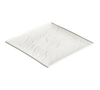 LINKIO Snack Plate Square Western Dinner Plate White Steak Creative Simple Tableware Ceramic Flat Cold Dish Dessert Plates