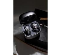 Linklike C-Flow 2026 Clip-On Earbuds with Snowflake Earrings, for All-Day Heavy Users, Pro-Tuned with Hi-Res Audio, Patented 0-Pressure, 62H Battery, AI Clear Call Tech, 4.7, Bluetooth 6.0, Gray