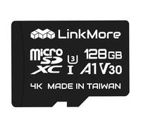 LinkMore 128GB Micro SDXC Card, XV13 Agon Lite, A1, UHS-I, U3, V30, Class 10 Compatible, Read Speed Up to 100 MB/s,Write Speed Up to 40 MB/s, SD Adapter Included