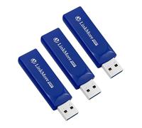 LinkMore USB Flash Drive 64 GB Pack of 3 (EJECT32) USB 3.2 64 GB Flash Drive USB 3.0 Read Speed Up to 100 MB/s