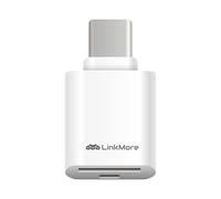 LinkMore ZP200 USB-C microSD Card Reader - Supports UHS-I DDR200, 180MB/s High-Speed Transfer, up to 2TB microSDXC, Type-C Interface for Android, Tablets, Laptops