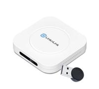 LinknLink iSG Box SE Smart Home Hub with Built-in Home Assistant & HomeKit Bridge, Compatible with Alexa & Google, Add Zigbee/Z-Wave via USB Stick, Matter & Local Control (iSG Box SE-Zigbee Bundle)