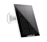 LinkSolar 3W Solar Panel for Ring Camera, DC & USB-C Port Charger Outdoor | For Security Camera Charging, IP65 Waterproof, 9.8ft Cable, 360°Adjustable Bracket, 6V, for Rechargeable Battery Camera