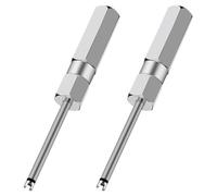 Linkstyle 2pcs Valve Core Removal Tool Set,Automotive Car Motorcycle Truck Bike Screwdriver Valve Stem Core Remover,Tire Repair Install Tool Tire Valve Tool for Schrader Valve Cores (4 Inch Length)