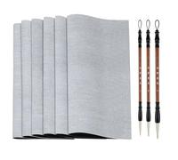 Linkstyle No Ink Water Writing Cloth, Reusable Magic Canvas with Brushes
