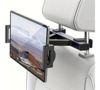 Linkstyle Tablet Holder Car, Extendable Car Tablet Holder Headrest, Universal 360° Rotation Car Headrest Mount for iPad Switch Samsung & 4-10.6 Inch Devices (F023 Car Headrest Bracket)