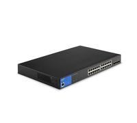Linksys 24-Port Managed Gigabit PoE+ Switch with 4 10G SFP+ Uplinks 410W