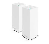 Linksys Atlas Pro 6 Velop Dual Band Whole Home Mesh WiFi 6 System (AX5400) - WiFi Router, Extender, Booster with up to 5400 sq ft / 500 sqm Coverage, 4x Faster Speed for 60+ Devices - 2 Pack, White