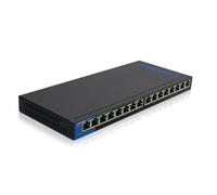Linksys LGS116P-UK network switch Unmanaged L7 Gigabit Ethernet (10/100/1000) Power over Ethernet (PoE) Black