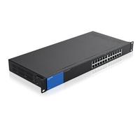 Linksys LGS124-UK network switch Unmanaged Gigabit Ethernet (10/100/1000) 1U Black