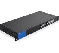 Linksys LGS124P-UK 24 Port Gigabit Network Switch Unmanaged 12x PoE+ Ports 120W