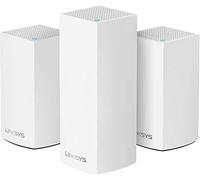 Linksys Velop Home Mesh WiFi System Bundle (Dual/Tri-Band Combo) - WiFi Router/WiFi Extender for Whole-Home Mesh Network (3-pack, White)