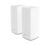 Linksys Velop MX10600 Tri-Band Whole Home Mesh WiFi 6 System (AX5300) - WiFi Router, Extender, Booster up to 6000 sq ft, 4x Faster Speed 100+ Devices, MU-MIMO & Parental Controls - White , Pack of 2