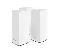 Linksys VELOP MX12600 - Wi-Fi system (3 routers) - up to 8,100 sq.ft - mesh - GigE - 802.11a/b/g/n/ac/ax - Tri-Band