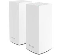 Linksys Velop Whole Home Intelligent Mesh WiFi 6 (AX4200) System, Tri-Band, 2-pack wireless router Gigabit Ethernet Tri-band (2.4 GHz / 5 GHz / 5 GHz) White