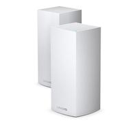 Linksys Velop Whole Home Intelligent Mesh WiFi 6 (AX4200) System Tri-Band 2-pack wireless router Gigabit Ethernet Tri-band (2.4 GHz / 5 GHz / 5 GHz) White