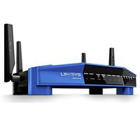 Linksys WRT3200ACM: AC3200 Dual-Band Gigabit Wi-Fi Router, Beamforming Tri-Stream Wireless Signal, Ethernet Ports, MU-MIMO (Black, Blue)