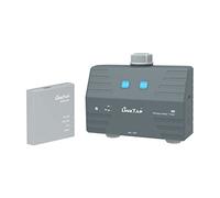 LinkTap D1 Wireless Water Timer (Requires Gateway), 2-Outlet Smart Irrigation Sprinkler Timer, Built-in Flow Meters, Long Battery Life, Weather Adaptive, Better Range Than WiFi, IP66, Alexa