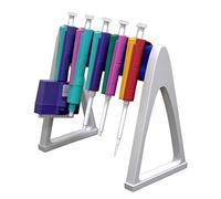 LINKTOR Lab Linear Pipettor Stand Rack, Hold Up 6 Micropipettes, Premium Engineering Plastic Polymer, Excellent Chemical Reagent Corrosion Resistance