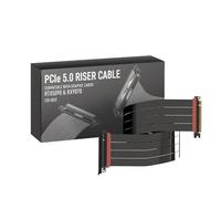 LINKUP - AVA5 PCIE 5.0 Riser Cable [80cm (Total Length 84cm)] RTX5090 RX9070 GPU Ready | x16 128GB/s Speed | Compatible with PCIe 4.0 & WRX80/WRX90E | Straight, Black