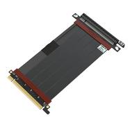 LINKUP - Ultra PCIe 4.0 X16 Riser Cable [RTX4090 RX6950XT x570 B550 Z690 Tested] Shielded Extreme High-Speed Vertical Mount Gaming PCI Express Gen4 | Straight Socket (15cm) 3.0 Gen3 & TT Compatible-