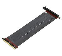 LINKUP - Ultra PCIe 4.0 X16 Riser Cable [RTX4090 RX6950XT x570 B550 Z690 Tested] Shielded High-Speed Vertical Mount Gaming PCI Express Gen4 | Universal 90 Degree Socket (30cm) 3.0 Gen3 Compatible-