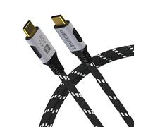 LINKUP - USB 4.0 240W 40Gbps Type-C Thunderbolt 4 Cable [1.2m] 8K@60hz Video Super-fast Data Charging Durable Sleeved Compatible with iPhone 15/16 Pro/Max MacBook Pro/Air iPad Pro Galaxy S23