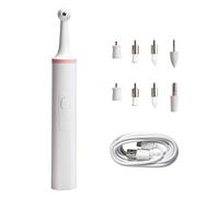 LINKYCARE Water flosser Cordless for Teeth, 4 Modes Dental Oral Irrigator, 100ML Portable IPX7 Waterproof Water Teeth Cleaner, 8 Jet Tips for Home&Travel