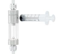 LINLAN Easy Water Refill CO2 Bubble Counter with Check Valve and Water Adder for Planted Aquarium CO2 Regulator (Air Pipe Connection)