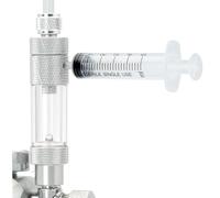 LINLAN Easy Water Refill CO2 Bubble Counter with Check Valve and Water Adder for Planted Aquarium CO2 Regulator (Thread Connection)
