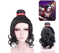 LINLINCD Anime Cosplay Wig Arena Of Valor: 5v5 Arena Game Ancient Chinese Style Ponytail Wig Cosplay Costume Synthetic Hair Halloween Party Play Wigs