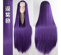 LINLINCD Anime Cosplay Wig Biamoxer 100 cm Long Wigs Classic High Temperature Fibre Synthetic Wigs Costume Cosplay Wigs Cosplay Facial Hair Party 20 Colour 14