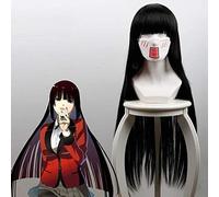 LINLINCD Anime Cosplay Wig Kakegurui Compulsive Player Cosplay Wigs Jabami Yumeko Momobami Kirari Black Yellow Grey Hair Wig 1