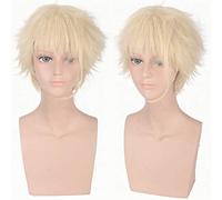 LINLINCD Anime Cosplay Wig Violet Evergarden Cosplay Wig Claudia Hodgins Gilbert Bougainvillea Benedict Violet Evergarden Costume Halloween Party Wigs Benedict Blonde