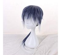 LINLINCD Arena Of Valor 5v5 Arena Game New Hero Anime Cosplay Wig Long Straight Blue White Ombre Hair Wigs for Halloween Costume Party