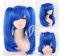 LINLINCD Biamoxer Blue Wig Ponytails Kagerou Project Enomoto Takane Cosplay Wig Synthetic Hair Adult Role Play Halloween