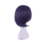 LINLINCD Cosplay Wig 2024 Cartoon Cosplay Wig Black Deacon Shire/Master Shere Cream