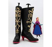 LINLINCD Cosplay Wig Adult Women Girls Princess Elsa Anna Cosplay Boots Shoes Women Halloween Carnival Cosplay Prop Custom Made 39