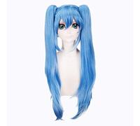 LINLINCD Cosplay Wig Anime Akb0048 Mayuyu Blue Long Ponytail Wig Cosplay Costume Women Heat Resistant Synthetic Hair Halloween Party Wigs