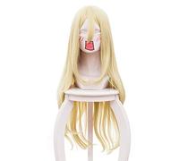 LINLINCD Cosplay Wig Anime Angel of Death Rachel Gardner Ray Yellow Long Wig Cosplay Costume Rachel Women Synthetic Hair Halloween Party Wigs