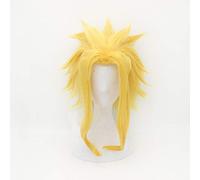 LINLINCD Cosplay Wig Anime Boku No Hero Academia All Might Wig Cosplay Costume My Hero Academia Men Women Synthetic Hair Halloween Party Wigs
