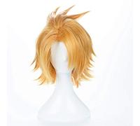 LINLINCD Cosplay Wig Anime Boku No Hero Academia Kaminari Denki Wig Cosplay Costume My Hero Academia Yellow Hair Halloween Party Wigs