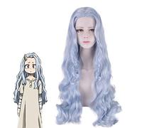 LINLINCD Cosplay Wig Anime Boku No My Hero Academia Eri Wig 80 cm Long Blue Grey Mixed Synthetic Hair Halloween Costume Cosplay Wigs Pl-617