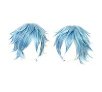 LINLINCD - Cosplay Wig Anime Cosplay Halloween Wig Cap Free (Color: Jiro Kyoka Wig) (Color:Shigaraki Tomura Wig)