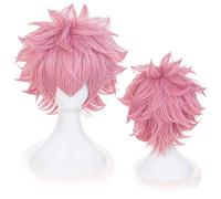 LINLINCD -Cosplay Wig Anime Cosplay Halloween Wig Free Wig Cap (Color : Jiro Kyoka Wig) (Color:Ashido Mina Wig)