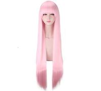 LINLINCD Cosplay Wig Anime Darling in the Franxx 02 Zero Two Pink Long Wig Cosplay Costume Heat Resistant Synthetic Hair Women Party Cosplay Wigs