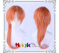 LINLINCD Cosplay Wig Anime Jibaku-Shounen Hanako kun ao i akana Cosplay Wig Orange Synthetic Hair Party Wigs + Wig Cap A